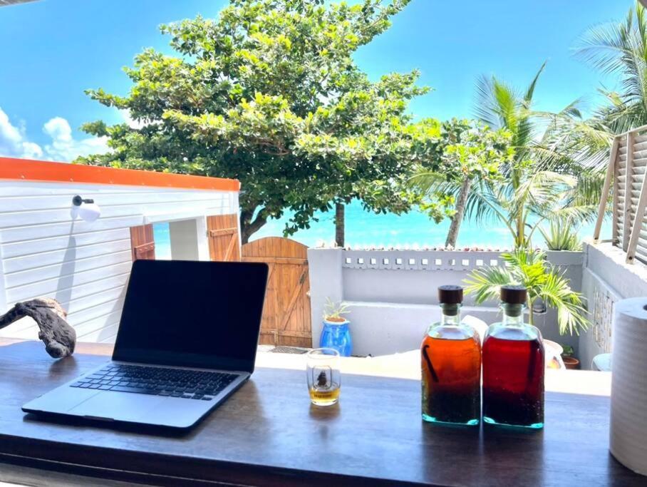 Maison Marouka Sur La Plage Du Diamant 勒迪亚芒 外观 照片